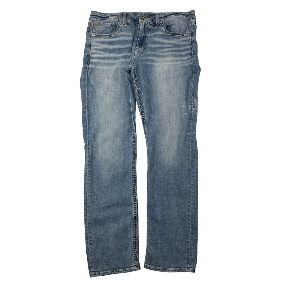 Salvage Jeans 36x32 Blue Mayhem  Straight Regular Fit Mens Y2K
